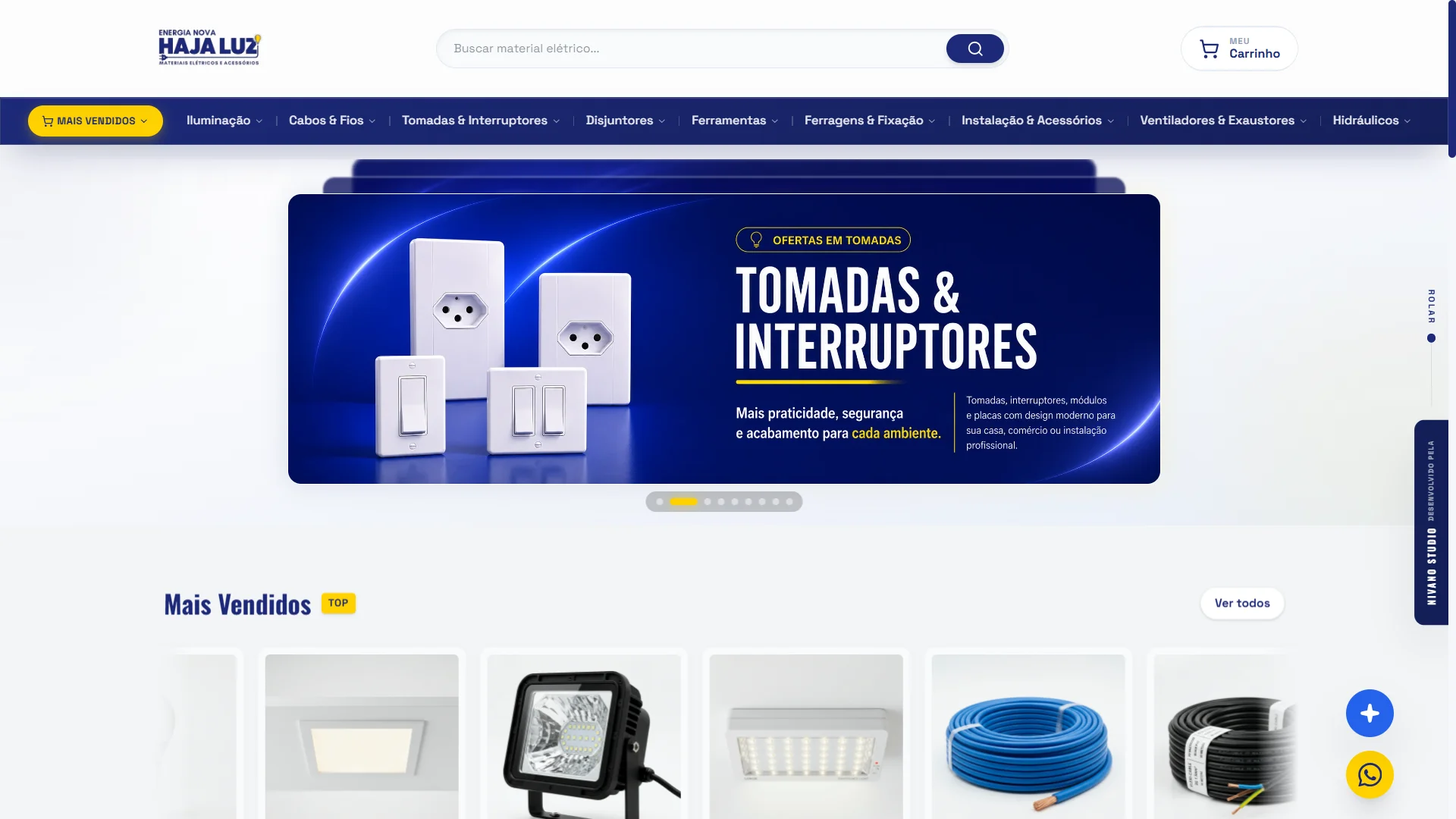 Site Haja Luz